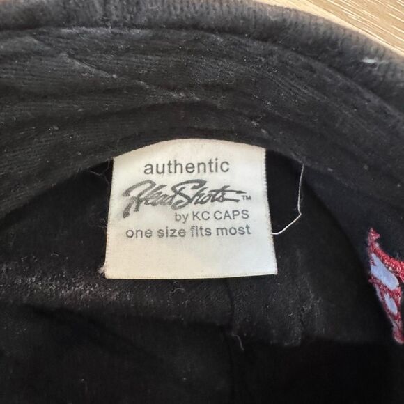 Head Shots The Shining Adjustable Black Hat One Size Cap Horror Halloween Goth - Picture 4 of 5